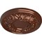 Ekena Millwork Odessa Ceiling Medallion (Fits Canopies up to 2 1/2"), Hand-Painted Copper Penny, 7 1/2"OD x 1 1/8"P CM07ODCPS - alternate 4